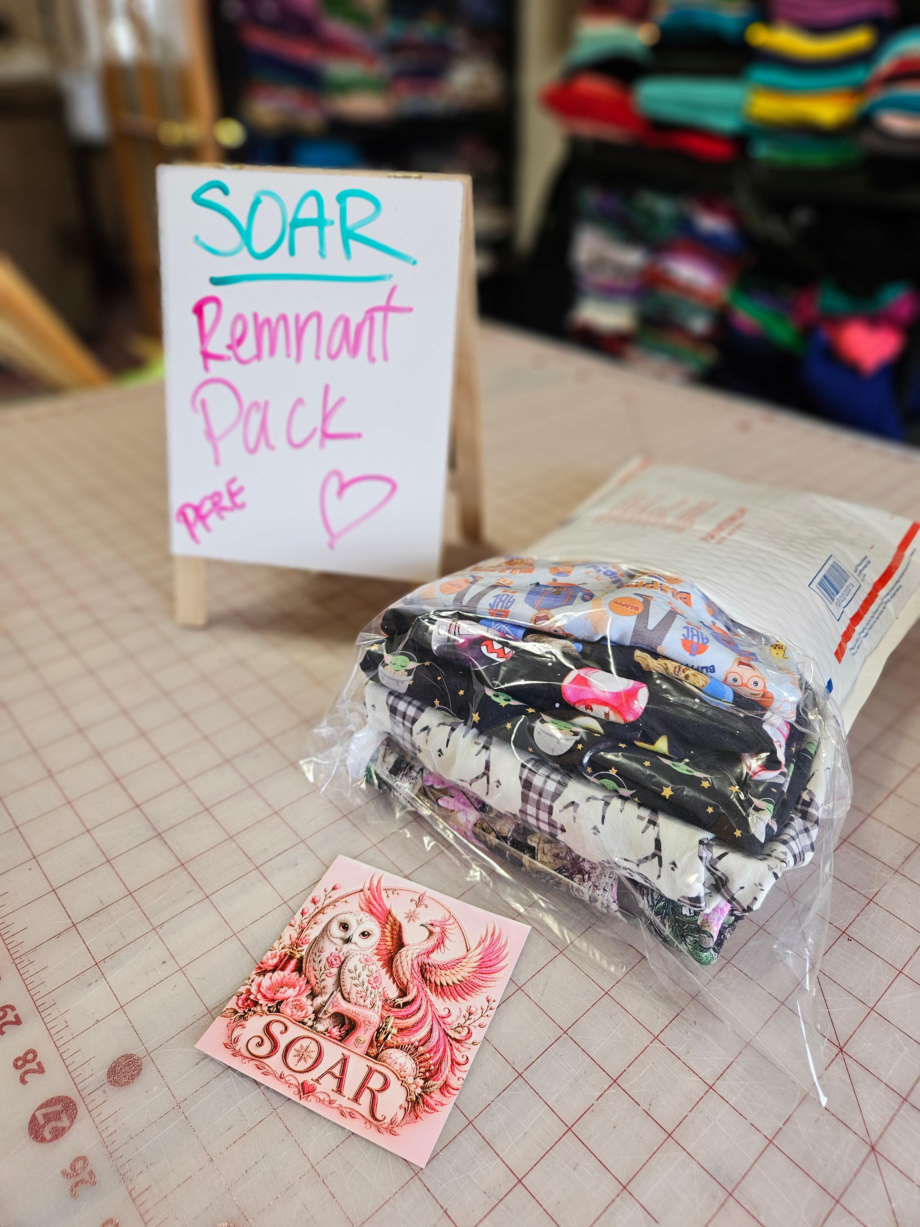 Mystery Pack of Remnants Various Fabrics