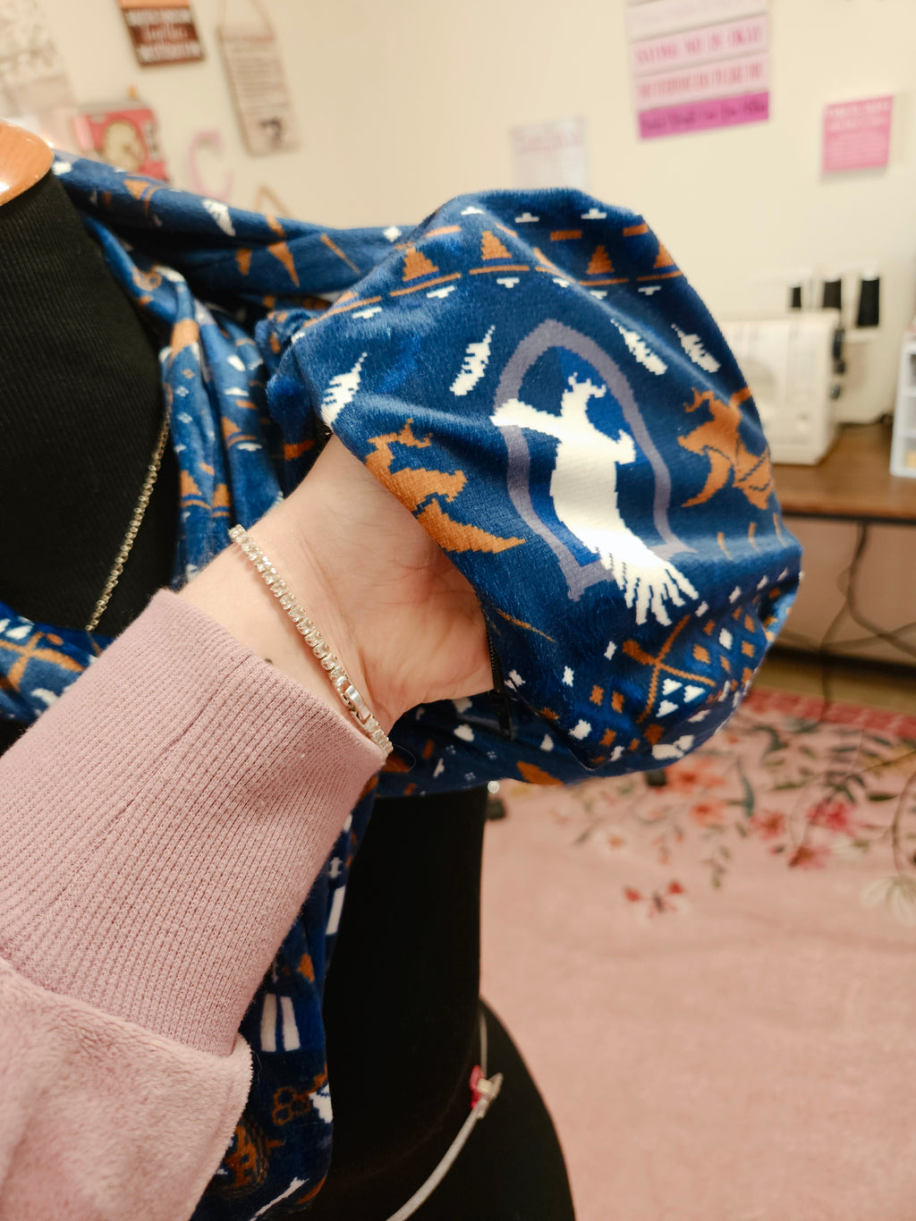 HP Ravenclaw Infinity Scarf w/ DEEP POCKET!! NEW