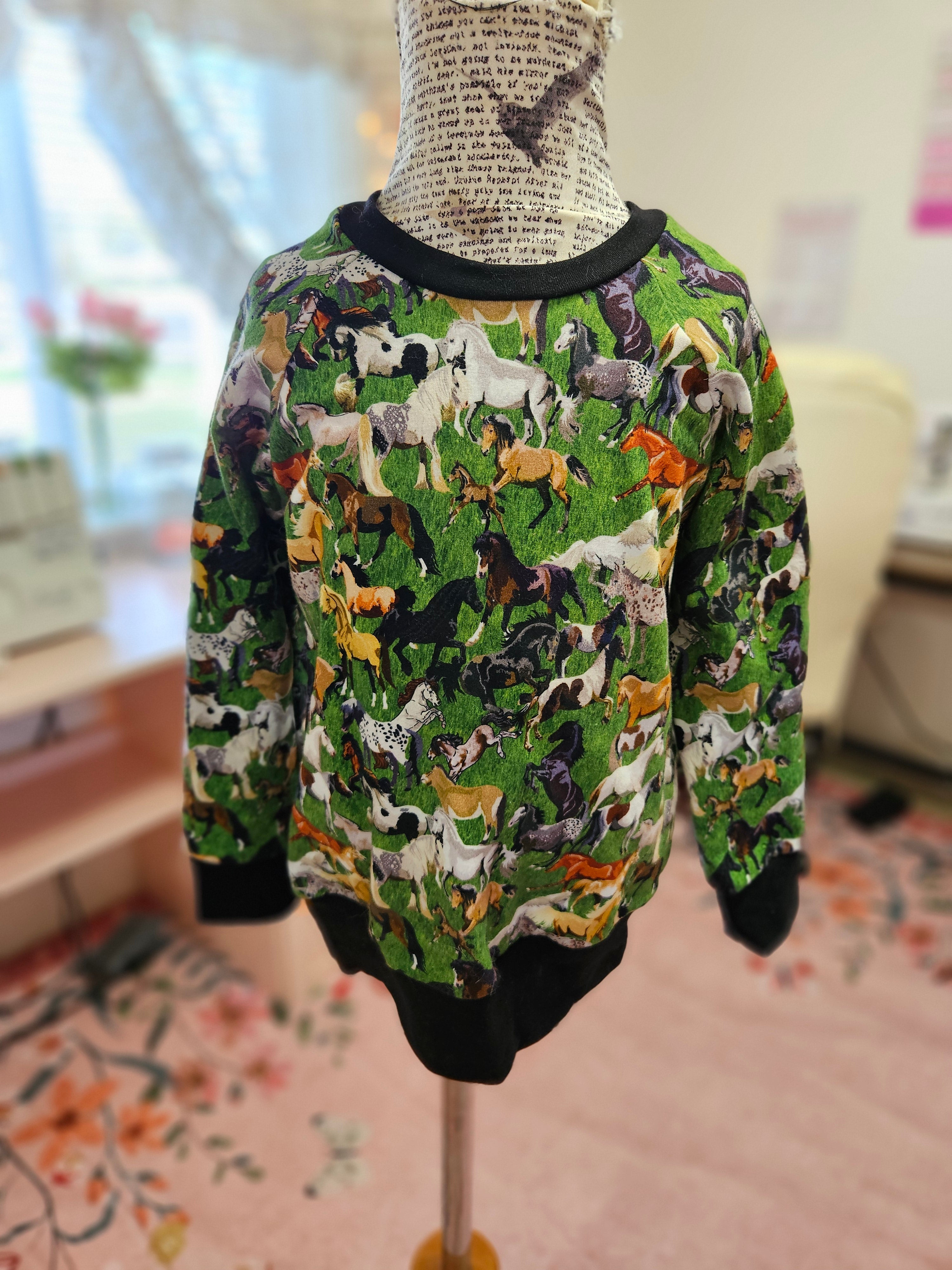 NEW Children's FT Horses Sweater 2T