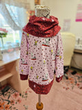 GIRL'S Valentine's Day Snoopy Cowl Neck Sweater BFT 4T