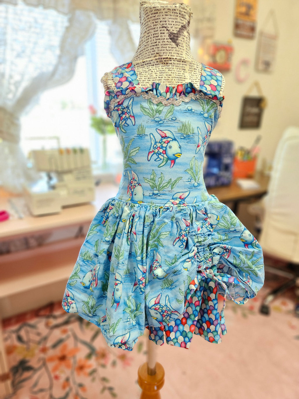 NEW GIRL'S Poppy CW Rainbow Fish 2T/4T