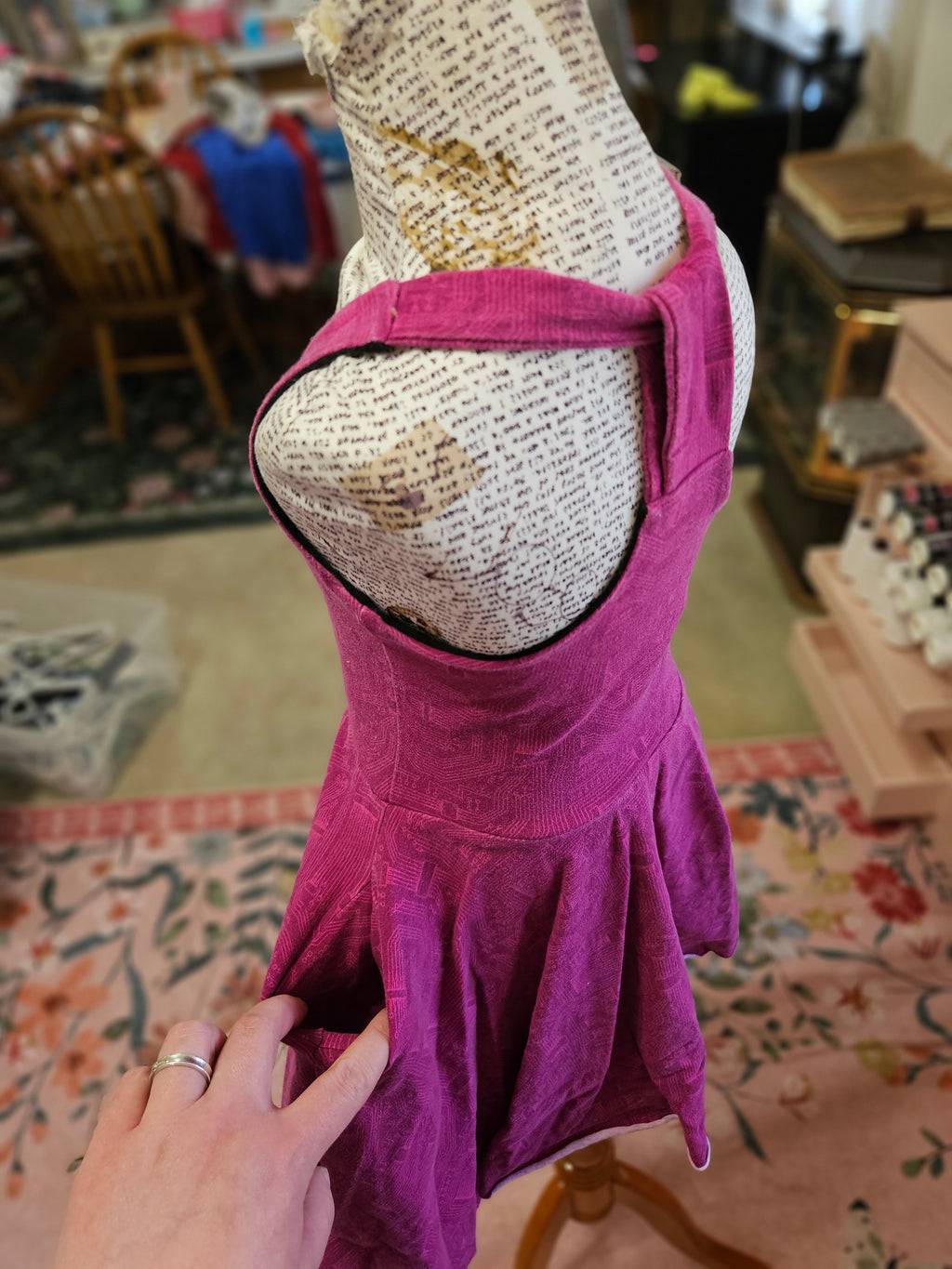 GIRL'S Pink Science is my Super Power Solis Dress w/ Pockets 2T/4T