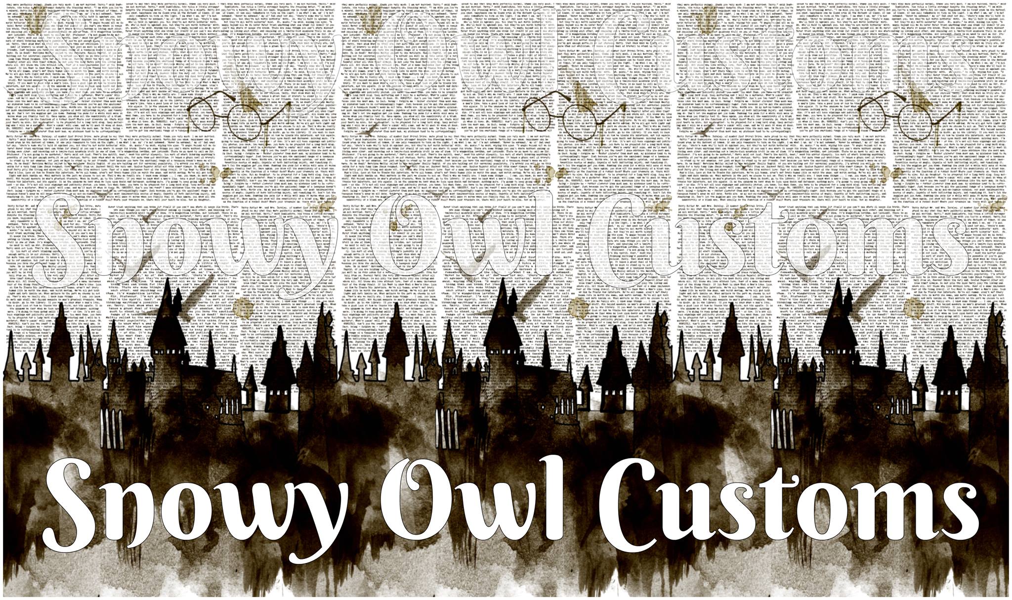 PRE-ORDER: HP Castles REPRINT 2026 SINGLE Border COFFEE Design