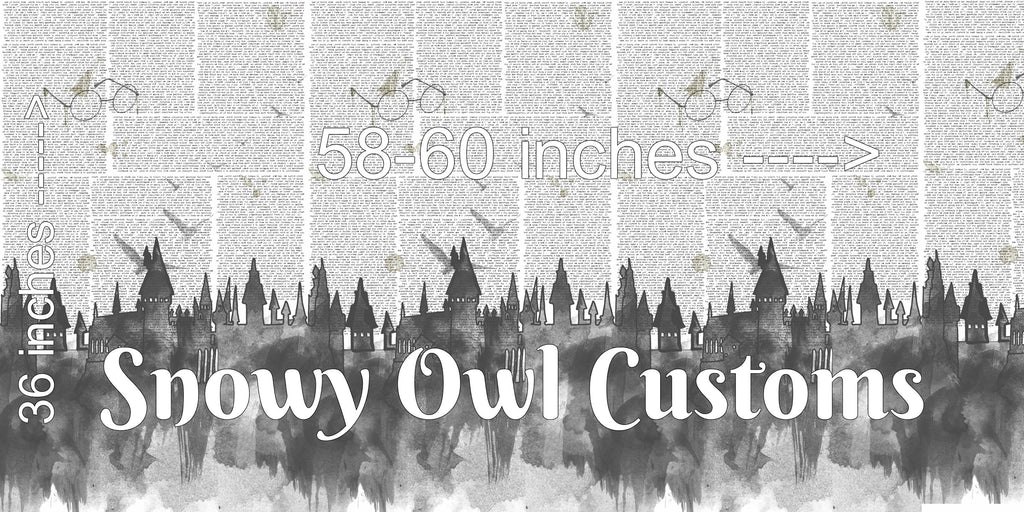 PRE-ORDER: HP Castles REPRINT 2026 SINGLE Border GRAYSCALE Design