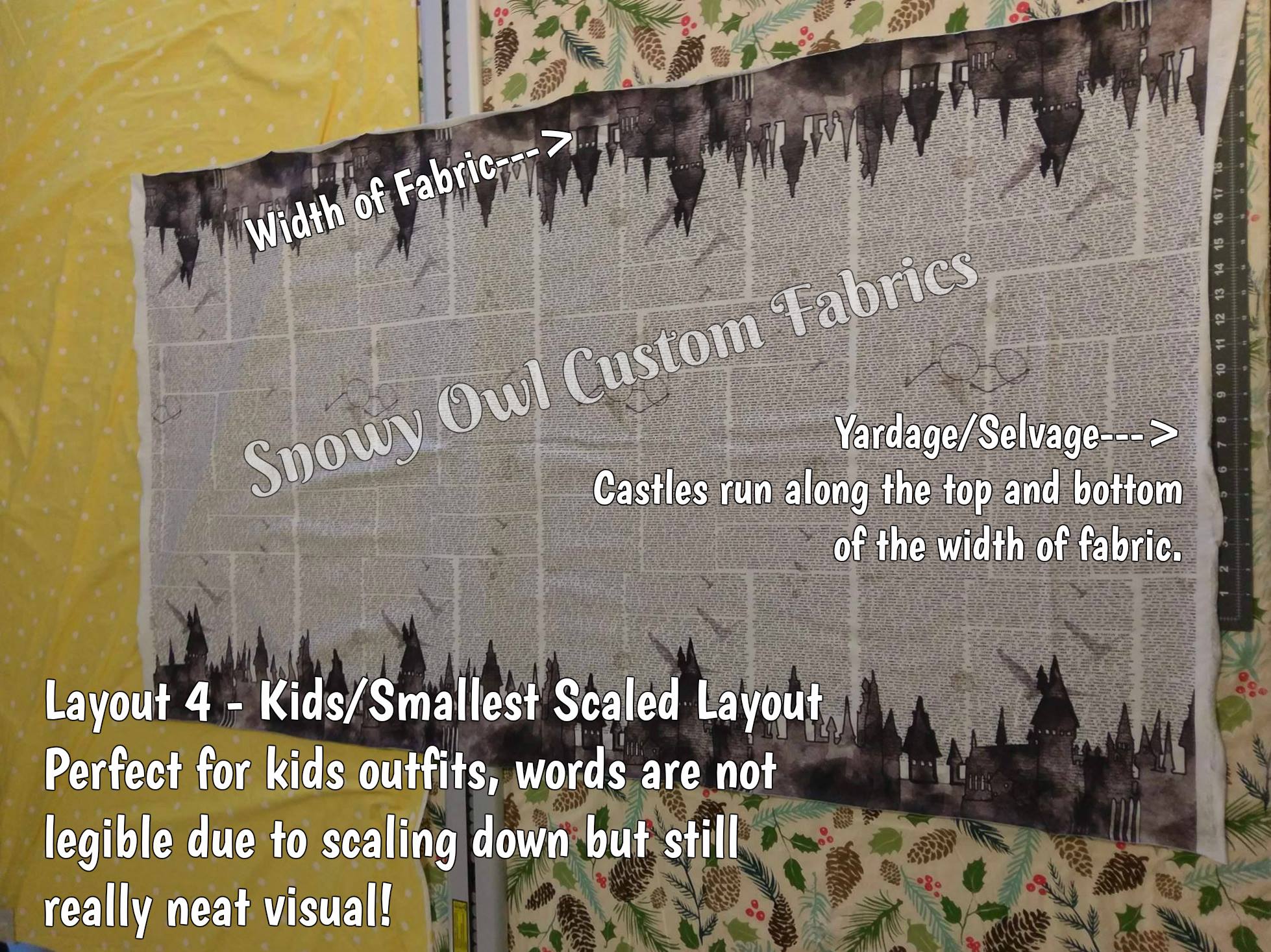 PRE-ORDER: HP Castles REPRINT 2026 Grayscale DOUBLE Border Design