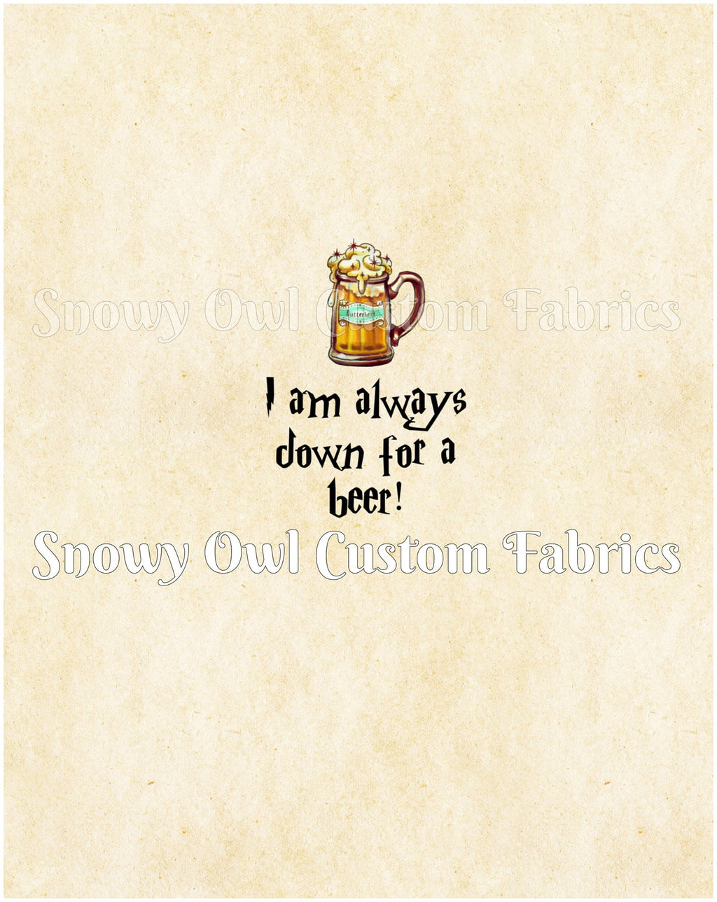 PRE-ORDER: HP ButterBeer Parchment PANEL REPRINT 2026 (ADULT)