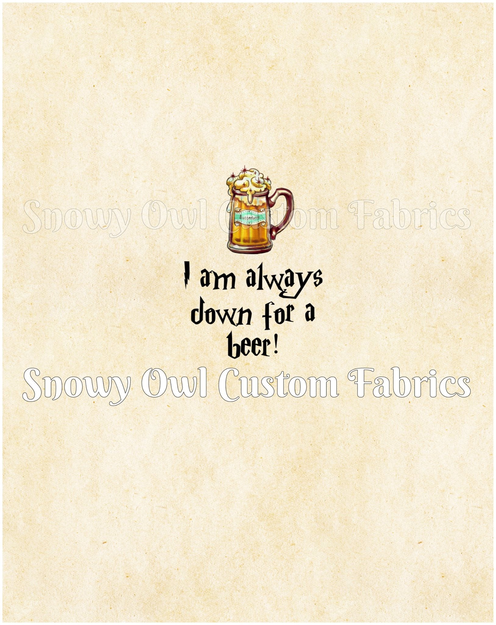 PRE-ORDER: HP ButterBeer Parchment PANEL REPRINT 2026 (ADULT)